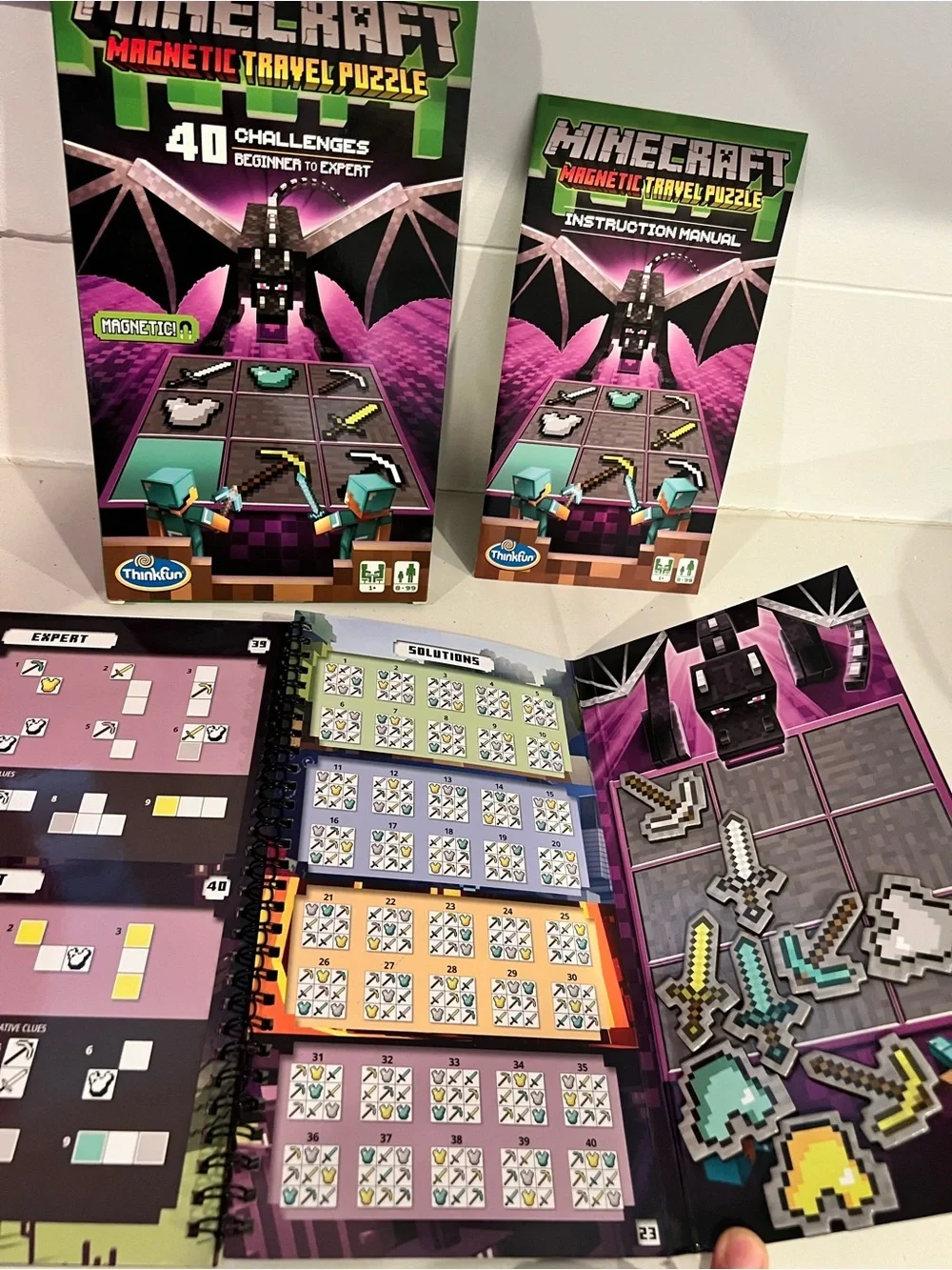 Minecraft Magnetic Travel Puzzle with magnetic blocks